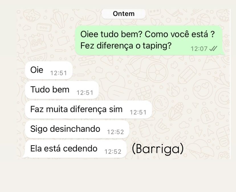 Depoimento sobre taping pós-parto